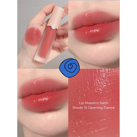 Son Kem Giorgio Armani Lip Maestro Satin Skin-on-skin Vibrant Lip Color 4Ml