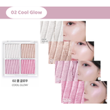 Bảng Tạo Khối + Highlight Wakemake Glow Contouring Highlighter Palette 8.7G