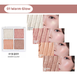 Bảng Tạo Khối + Highlight Wakemake Glow Contouring Highlighter Palette 8.7G