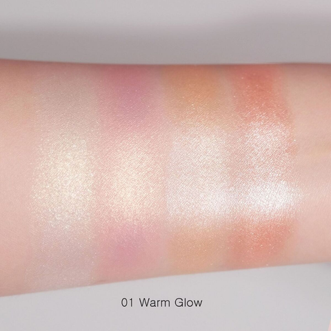 Bảng Tạo Khối + Highlight Wakemake Glow Contouring Highlighter Palette 8.7G