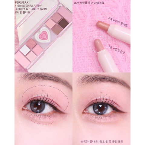 Bảng Phấn Mắt Má Hồng Peripera All Take Mood Like Palette 11 Ô