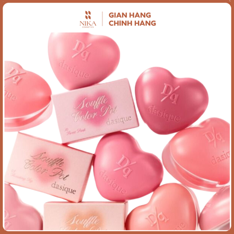 Son Kem Bùn Dasique Souffle Color Dot Kèm Cọ Mini 6.5G
