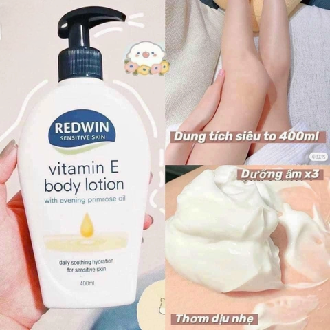 Sữa Dưỡng Thể Redwin Vitamin E Body Lotion 400Ml