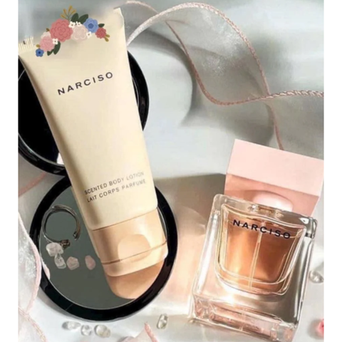 Set Nước Hoa Narciso Cristal Edp 50Ml + Body Lotion 50Ml + Sữa Tắm 50Ml