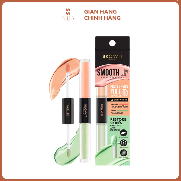 Triệt Sắc Hai Đầu Nongchat Smooth Up Color Corrector 3G