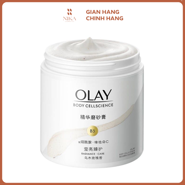 Tẩy Tế Bào Chết Olay Body Cellscience B3+Vitamin C 200g