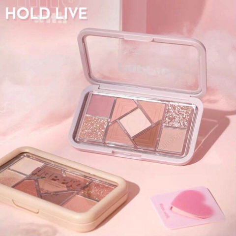 Bảng Phấn Mắt Hold Live Happie Small Powder Frame 9Ô