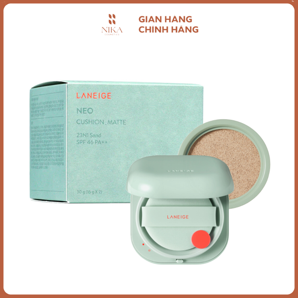 Cushion Laneige Neo Matte SPF46, PA++ + Kèm Lõi 30G