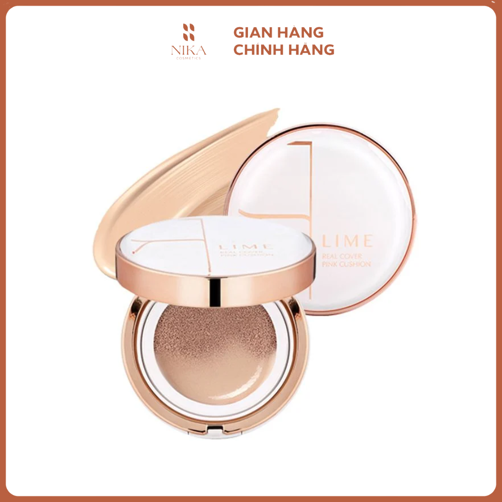 Cushion Lime Real Cover Pink Spf 50 Pa 20G