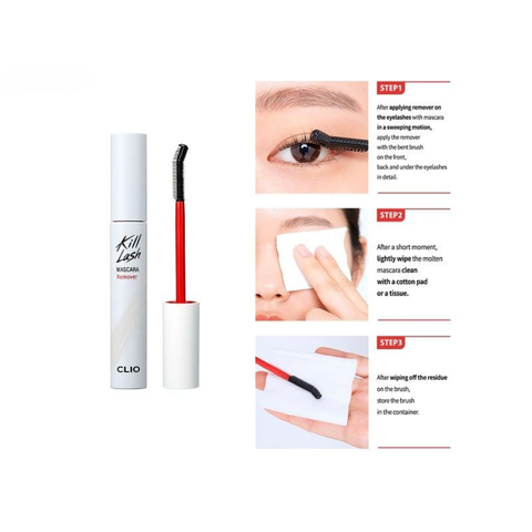 Set 2 Mascara Clio Kill Lash 7G*2 + 1 Tẩy Trang Mi Clio 8.5G