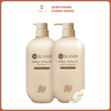 Bộ Dầu Gội + Dầu Xả Meilandi Collagen Biological 500Mlx2