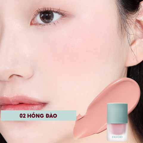 Má Hồng Kem Nuse Mousse Care Cheek 16Ml
