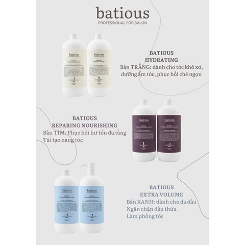Gội Xả Batious 960ML