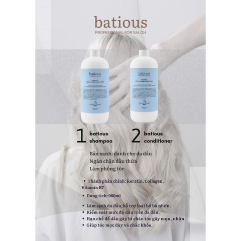 Gội Xả Batious 960ML