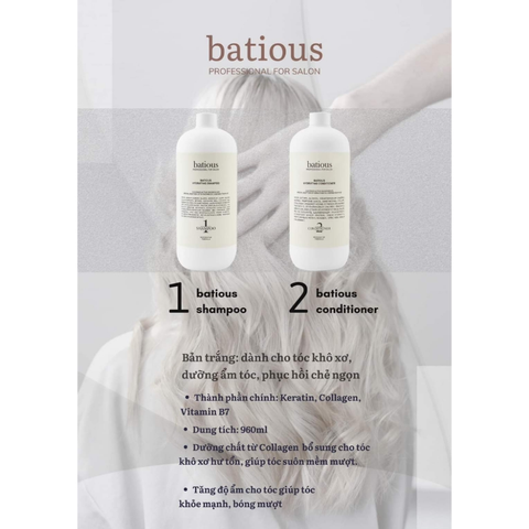 Gội Xả Batious 960ML