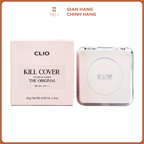 Cushion Clio Kill Cover The Original SPF50 + Kèm Lõi 15*2G