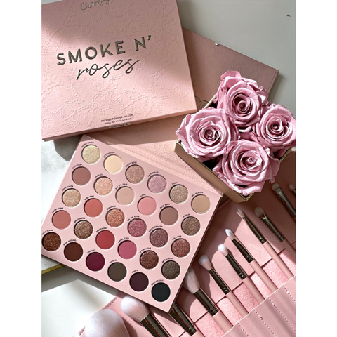 Bảng Mắt Colourpop Smoke N' Roses Pressed Powder Palette 30 Ô 33G