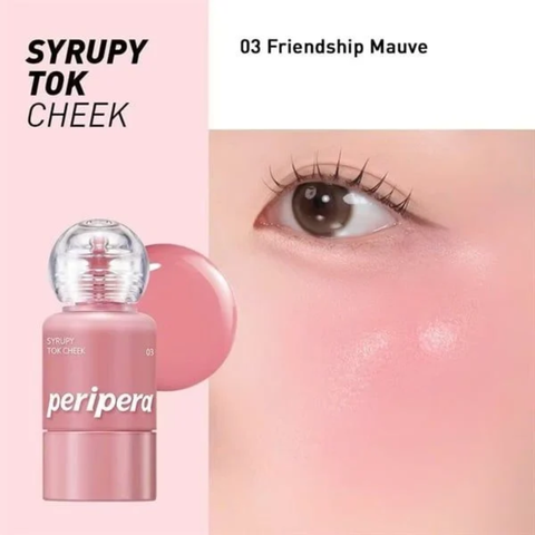 Má Hồng Kem Peripera Syrupy Tok Cheek 9G
