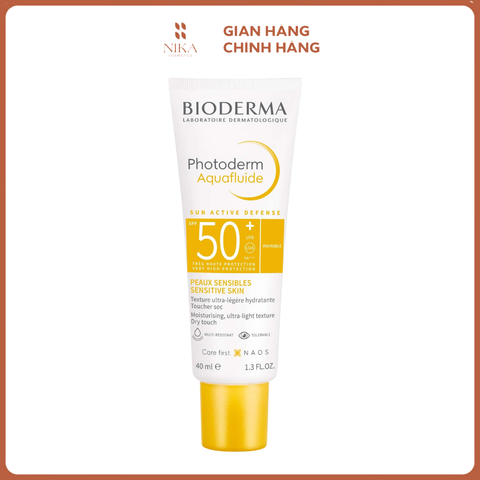 Kem Chống Nắng Bioderma Photoderm Aquafluide Spf 50+ Pa++++ 40ML