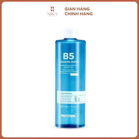 Nước Tẩy Trang Pretty Skin B5 Cleansing Water 500ML