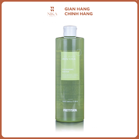 Nước Tẩy Trang Pretty Skin The Pure Jeju Cica Cleansing Water 500ML