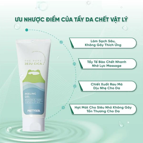 Gel Tẩy Da Chết PrettySkin The Pure Jeju Cica 150ML