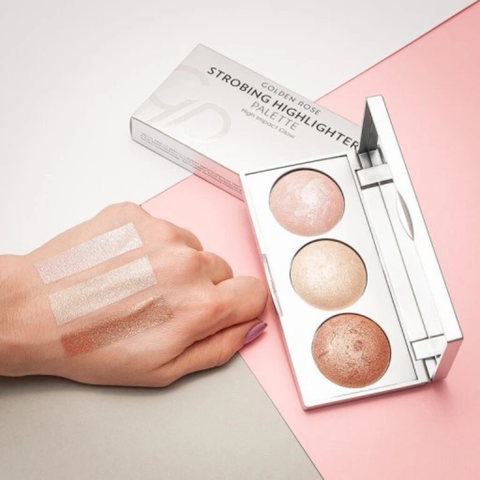 Highlight Golden Rose Strobing Palette High Impact Glow 8.4G