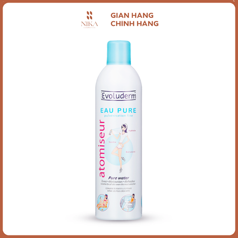 Xịt Khoáng Evoluderm Pure Water 400ML