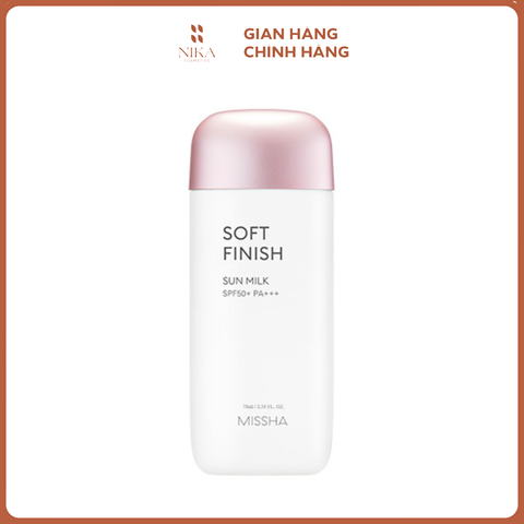 Kem Chống Nắng Missha Soft Finish Sun Milk SPF50+ PA+++ 70ML