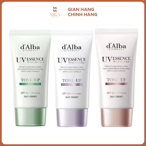 Kem Chống Nắng d'Alba UV Essence Waterfull Tone Up Sun Cream  50ml