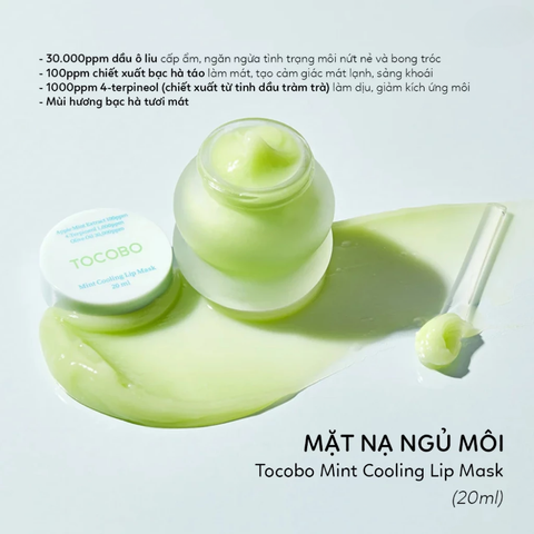 Mặt Nạ Ngủ Môi Tocobo Lip Mask 20Ml