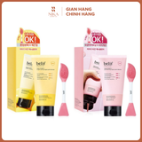Sữa Rửa Mặt Belif Super Knight Vegan Pack 150Ml + Cọ Silicon Rửa Mặt