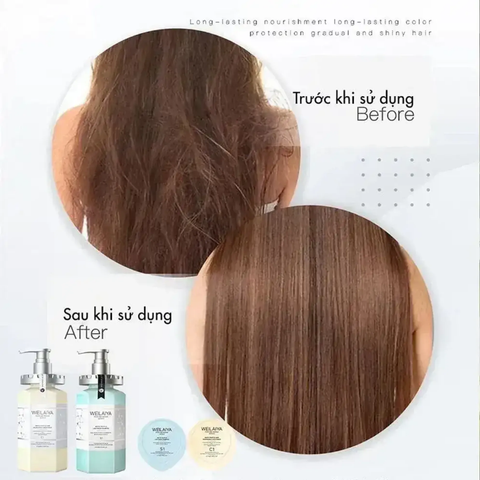 Set Dầu Gội + Dầu Xả Weilaiya White Truffle 450MLx2