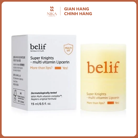 Son Dưỡng Môi Belif Super Knights Multi Vitamin Lipcerin 15Ml