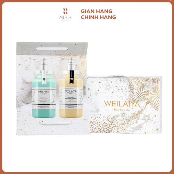 Set Dầu Gội + Dầu Xả Weilaiya White Truffle 450MLx2