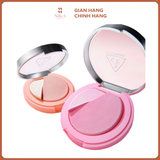 Phấn Má Hồng + Highlight 3ce Blushlighter Kèm Cọ 4.3G