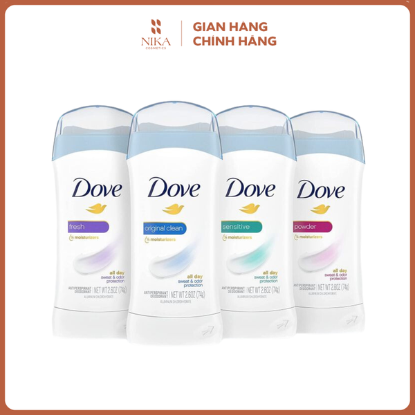 Lăn Khử Mùi Dove Antiperspirant Deodorant 74G