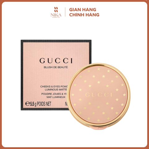 Phấn Má Hồng Gucci Cheeks & Eyes Powder Luminous Matte 5.5G