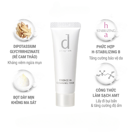 Sữa Rửa Mặt Tạo Bọt D Program Essence In Cleansing Foam 120G