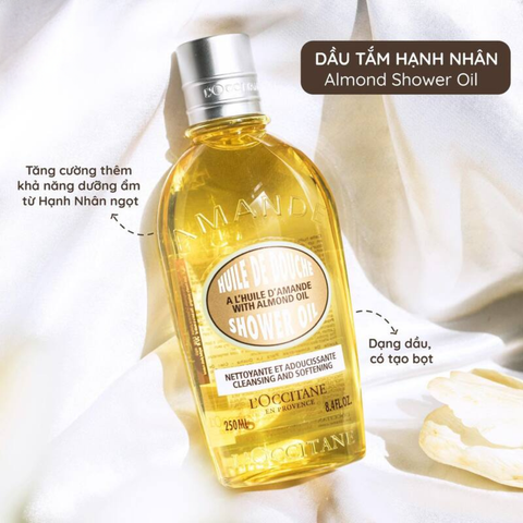Dầu Tắm Loccitane Amande Shower Oil