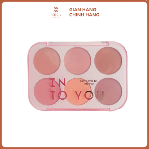 Bảng Má Hồng Into You Six-color Blush Palette 15G