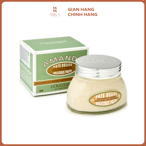 Kem Tẩy Tế Bào Chết Hạnh Nhân Loccitane Almond Delicious Paste 200Ml