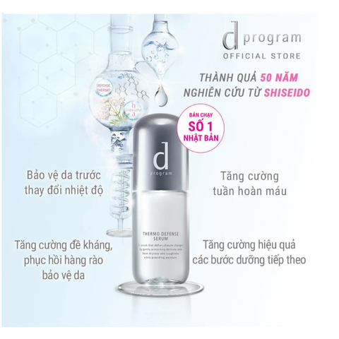 Serum Dưỡng Da Bảo Vệ Chuyên Sâu D Program Thermo Defense Serum 40Ml