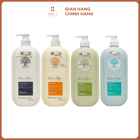 Set Dầu Gội + Dầu Xả Biotin & Collagen Voudioty 500MlX2