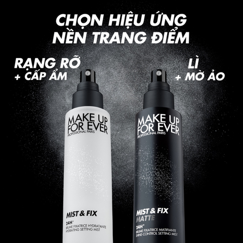 Xịt Khoá Nền Make Up For Ever Mist & Fix Matte 24H*