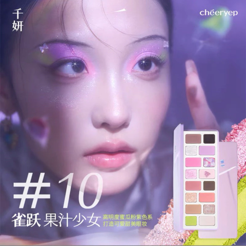Bảng Mắt Cheeryep (Qianyan) True 16 màu 14G