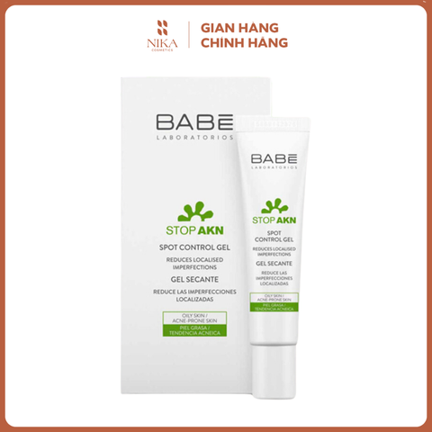 Gel Chấm Mụn Babe Stop AKN Spot Control Gel 8Ml