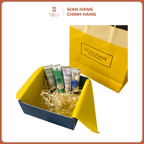 Set Kem Dưỡng Da Tay Loccitane Mini 10ML*4