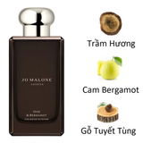Nước Hoa Jo Malone Oud & Bergamot Cologne Intense 100Ml