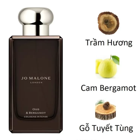 Nước Hoa Jo Malone Oud & Bergamot Cologne Intense 100Ml